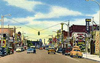 Downtown Tucumcari, New Mexico ... earlier years
